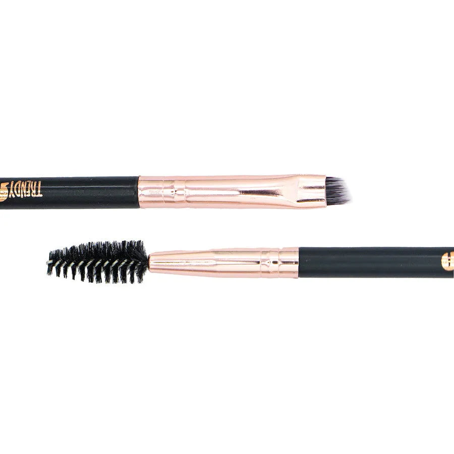 Brocha doble para cejas con cepillo Trendy BT010