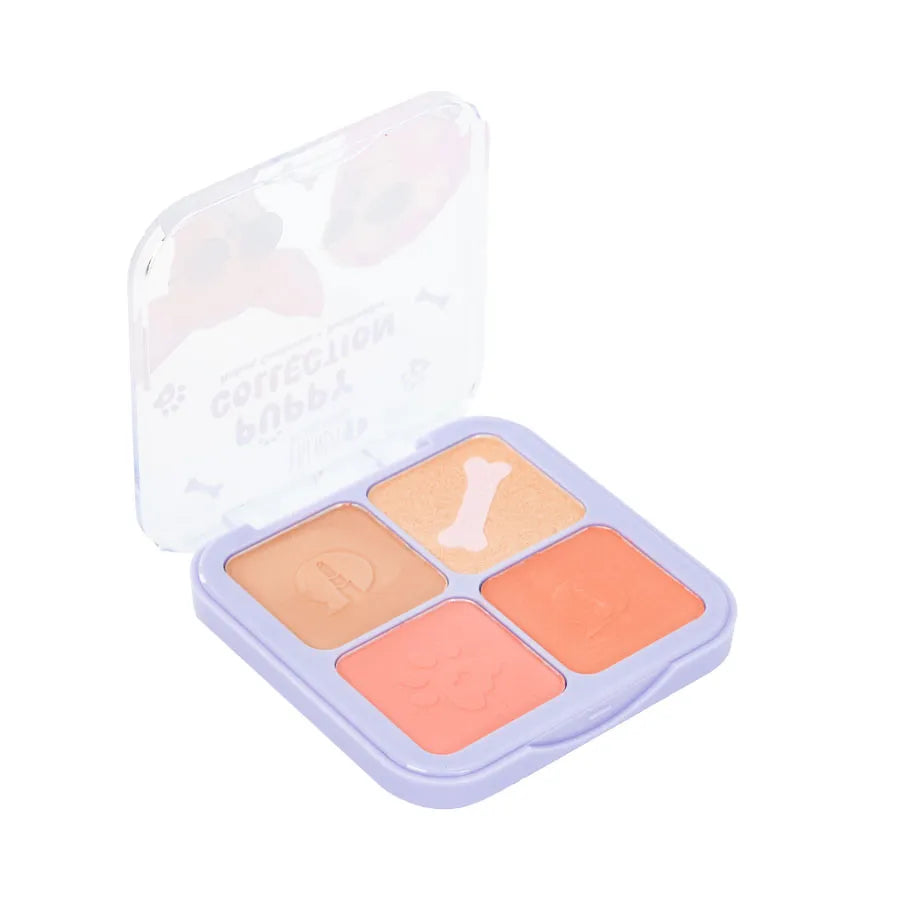 Paleta de rubor e iluminador Puppy Collection 16 g Trendy PK12