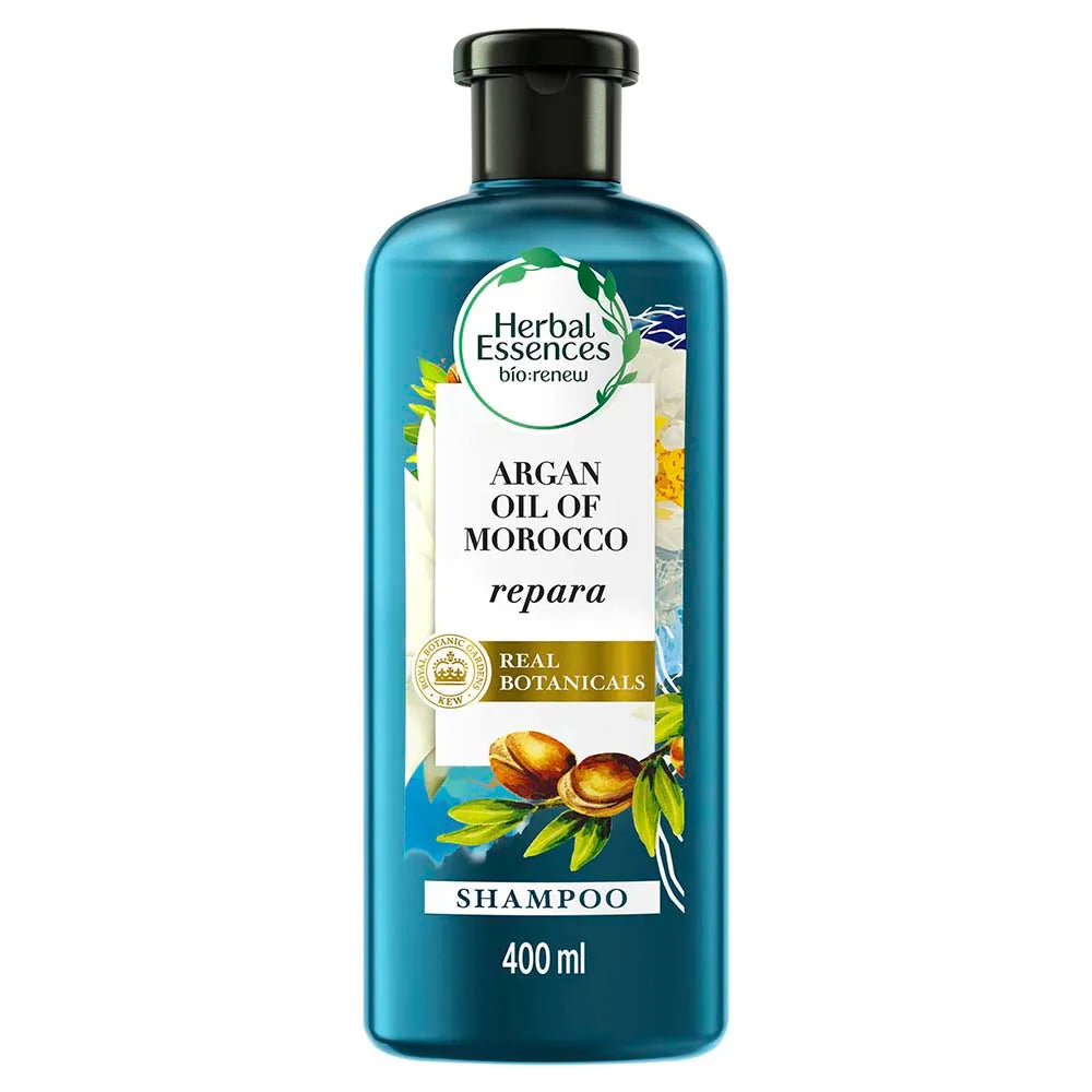 Shampoo aceite de argán reparación Herbal Essences de 400 ml