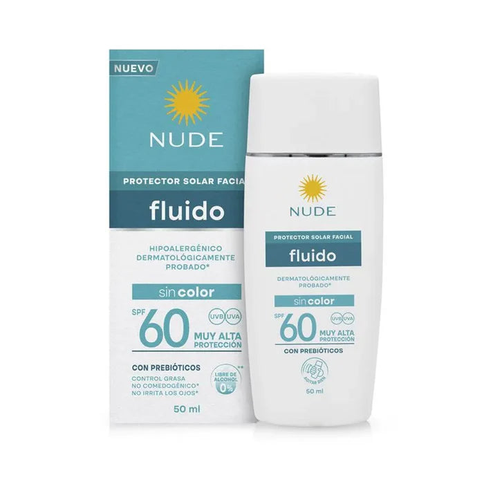 Protector Solar Fluido SPF60 50 ml Sin Color Nude