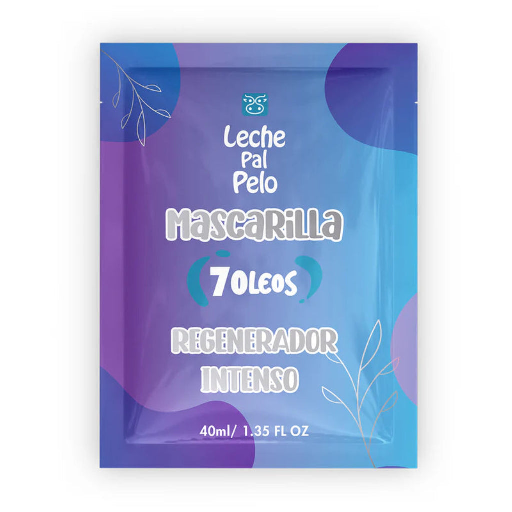 Mascarilla Capilar Nutritiva 7 Oleos 40 ml Leche Pal Pelo