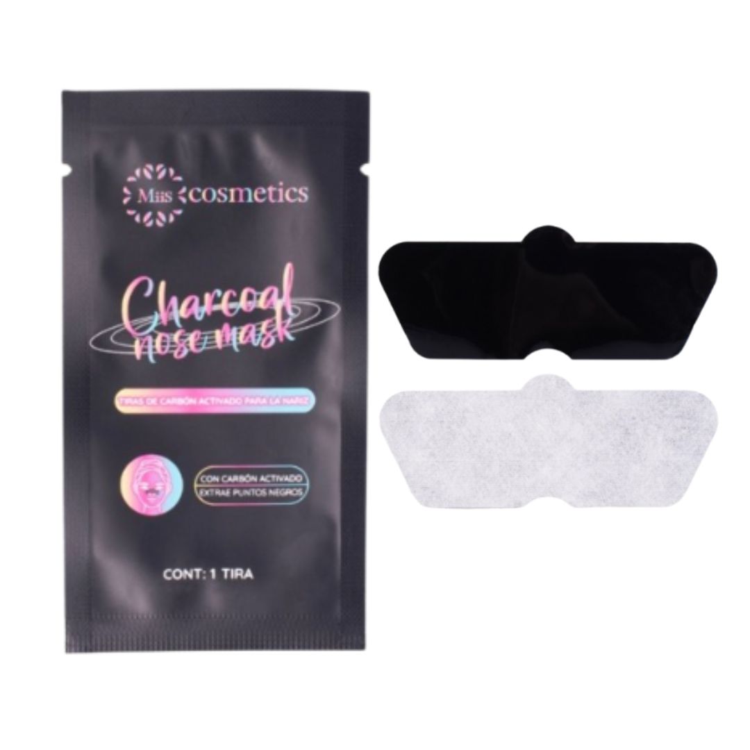 Mascarilla Puntos Negros Carbón Activado x10 Miis Cosmetics