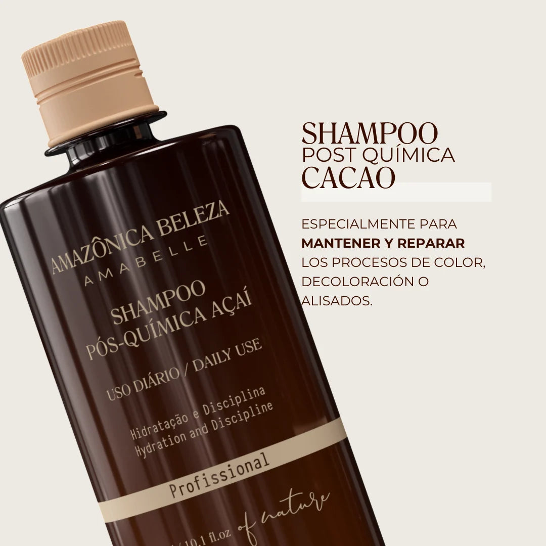 SHAMPOO POST QUIMICA ACAI *300ML AMAZONICA BELEZA