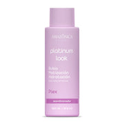 ACONDICIONADOR PLATINUM LOOK REPARA Y MATIZA EL PELO RUBIO *500ML AMAZONICA BELEZA