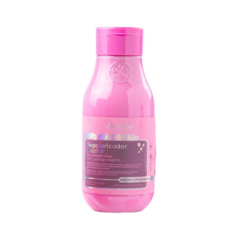 REPOLARIZADOR CAPILAR CON PROTEIN MAX ANTI SPONGE VEGETAL *550ML MENTA HAIR