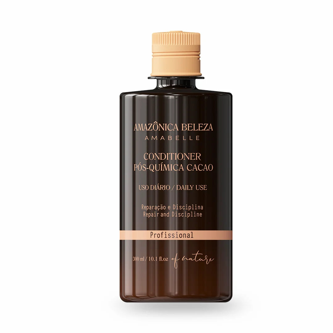 ACONDICIONADOR POST QUIMICA CACAO *300ML AMAZONICA BELEZA