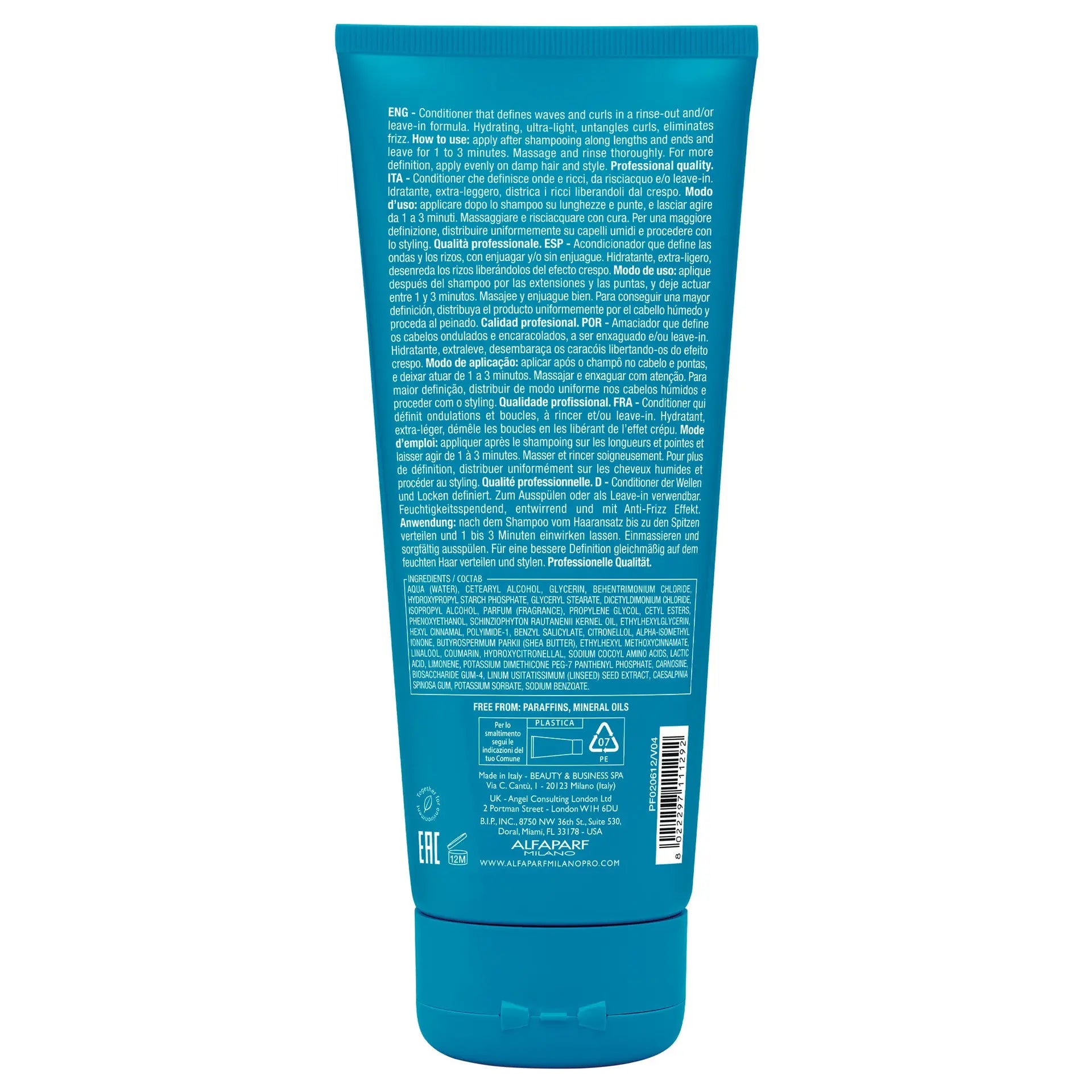 Sdl Curls Enhancing Conditioner Alfaparf *200 Ml Pf020612