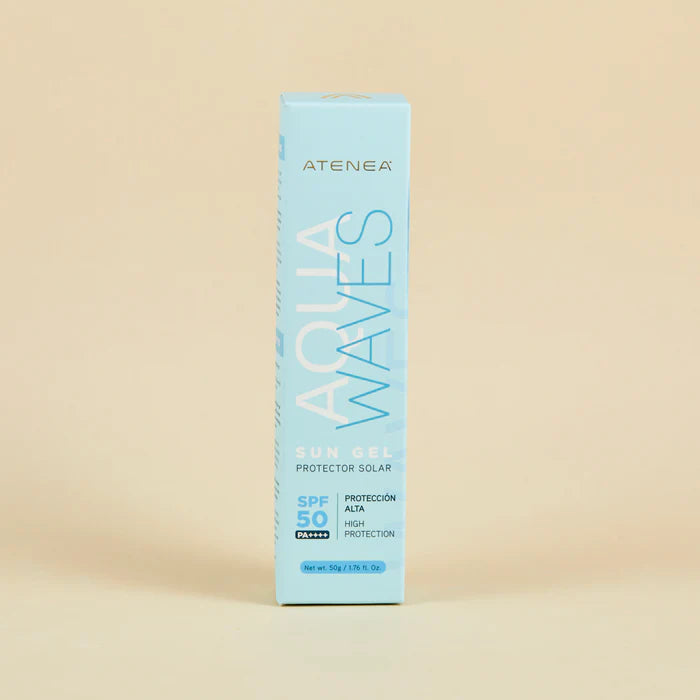 Protector solar facial Aqua Waves SPF 50 50 g Atenea