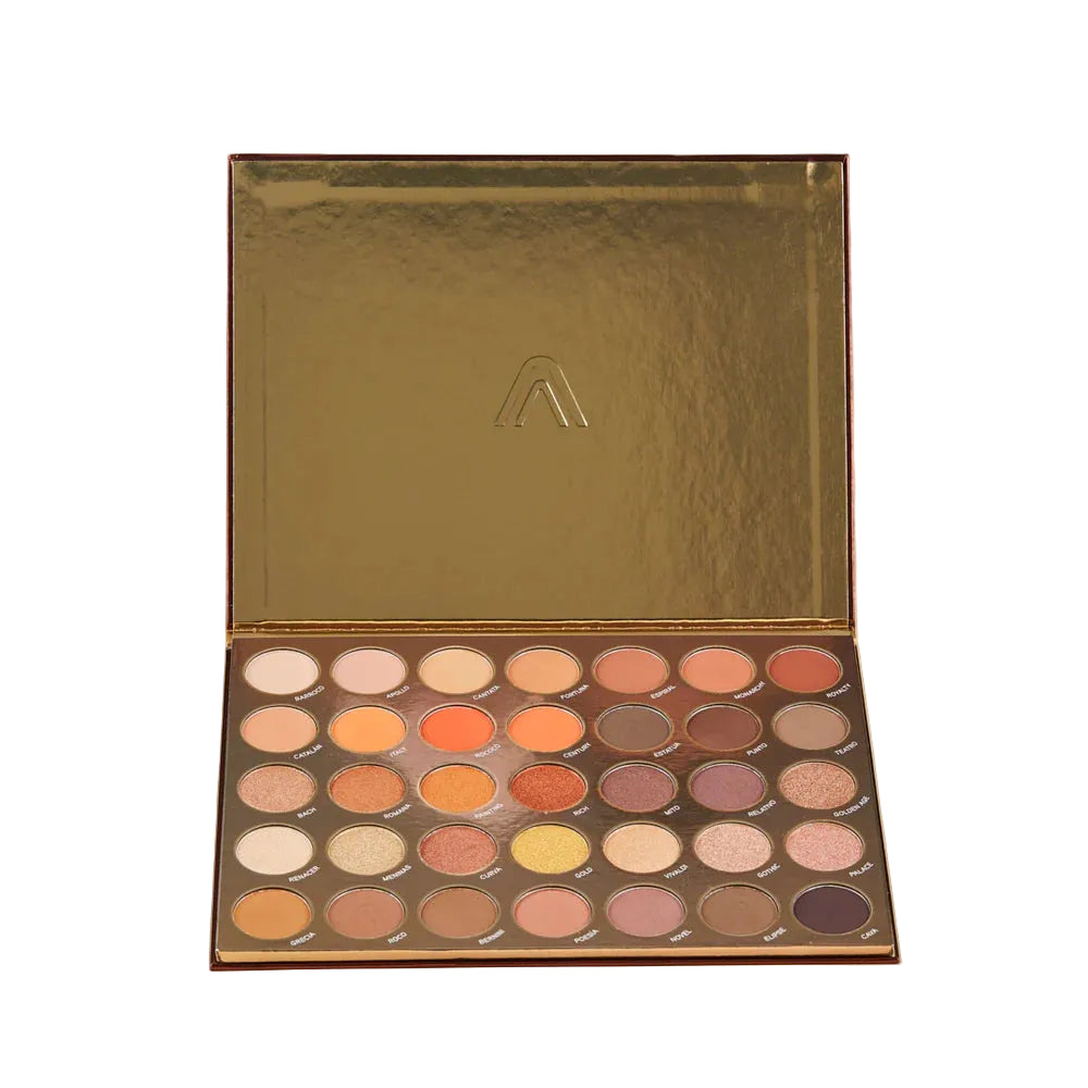 Paleta de sombras Atemporal 35 tonos Makeup Expert Atenea