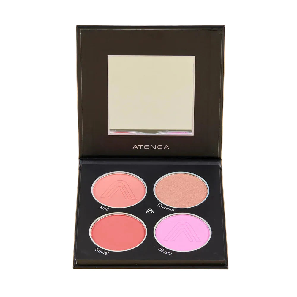 Paleta de rubores Glamblack x4 tonos Atenea