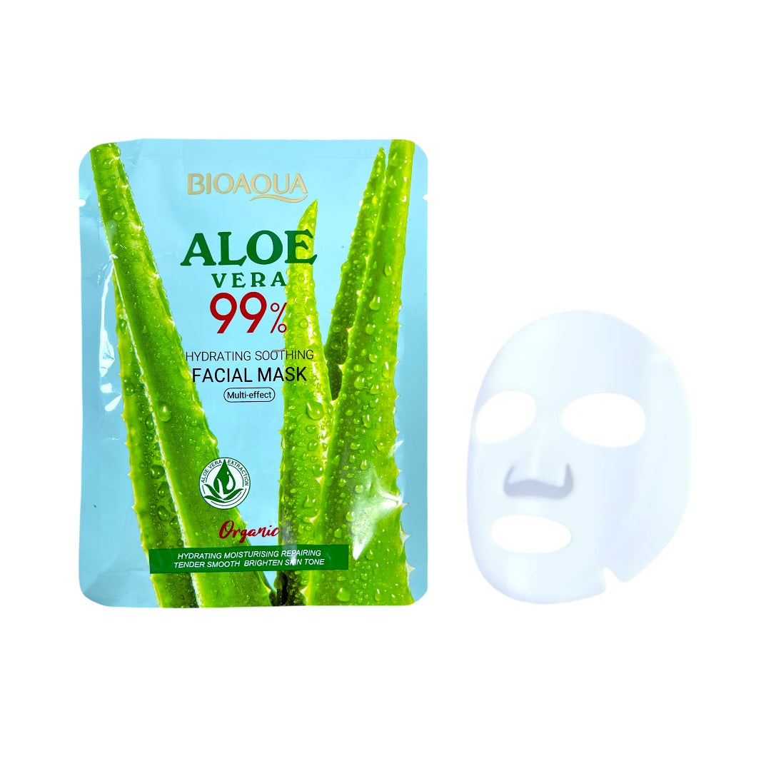Mascarilla Facial en Velo Aloe Vera Bioaqua