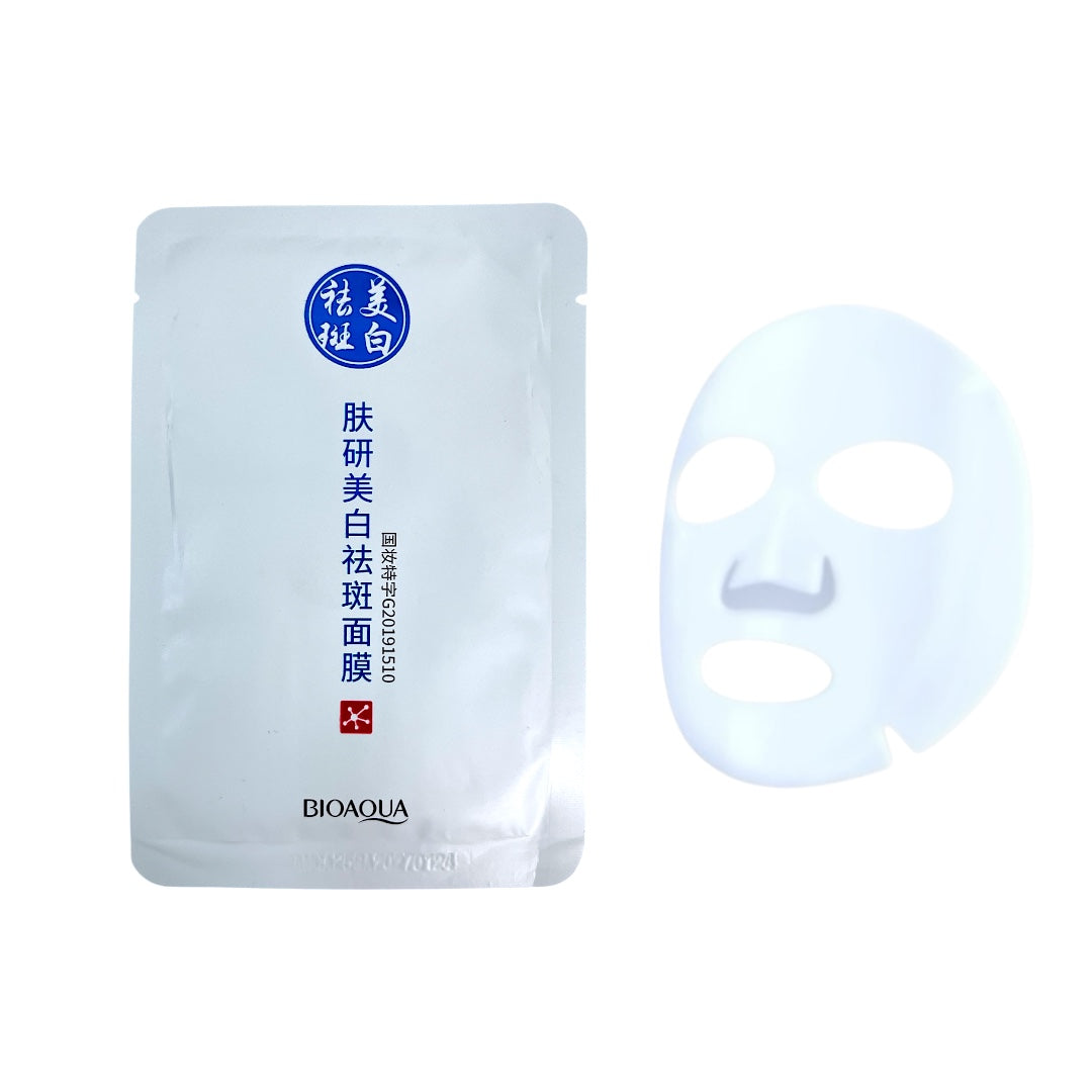 Mascarilla Facial en Velo Blanqueadora Bioaqua