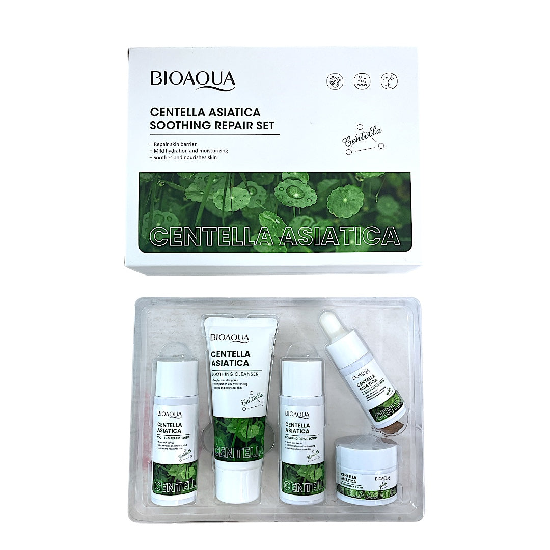 Kit Facial Viajero de Centella Asiática x5 Bioaqua