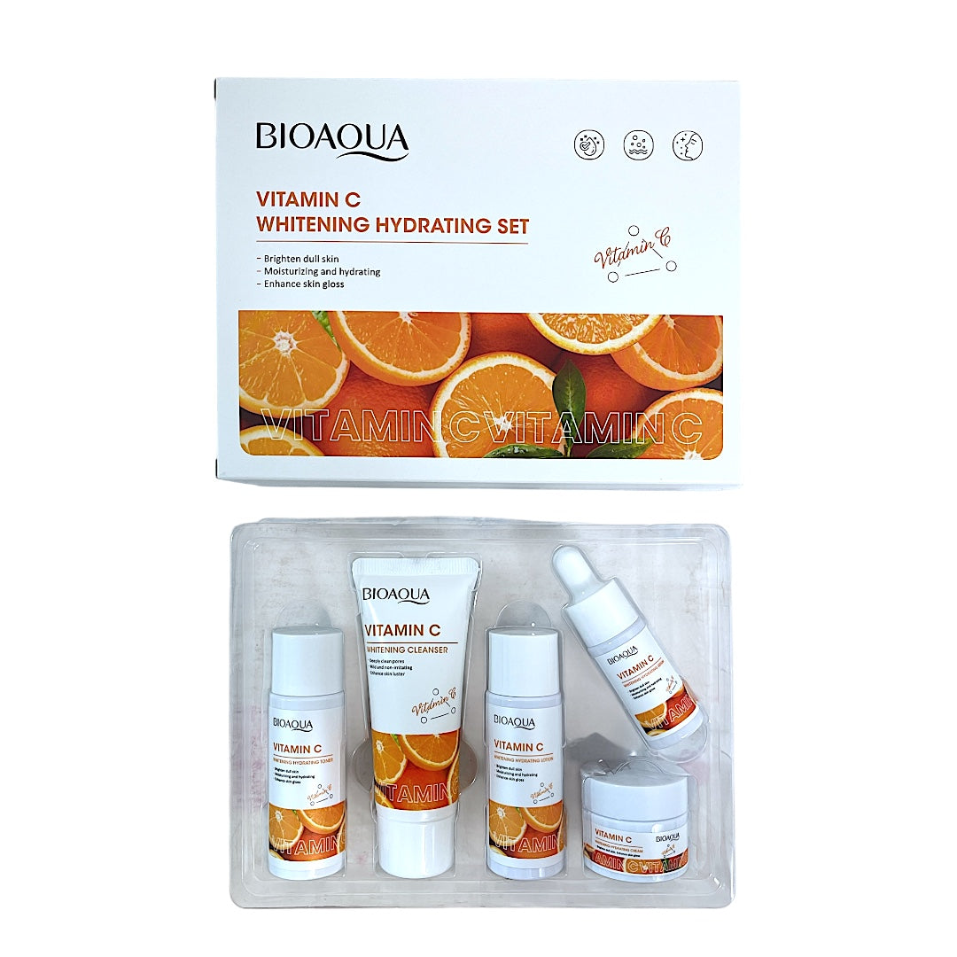 Kit Facial Viajero de Vitamina C x5 Bioaqua