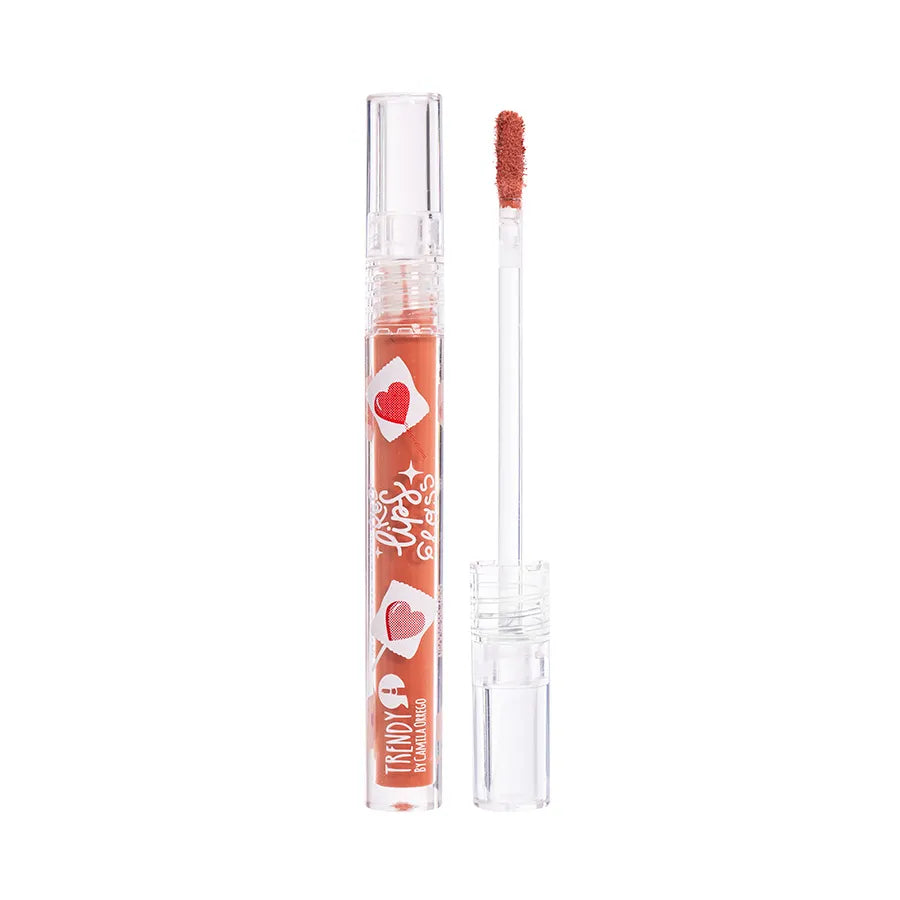 Brillo Red Lip Gloss Corazones 1.8 ml Trendy