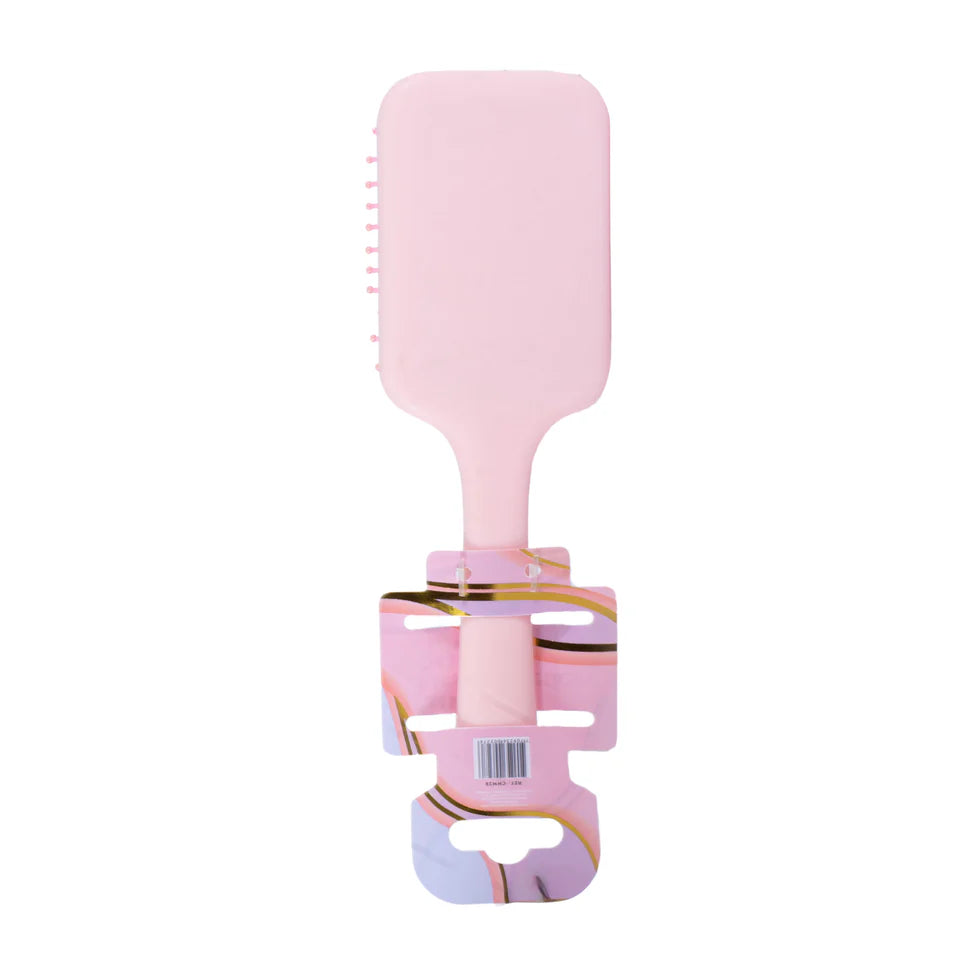 Cepillo Cuadrado Travel Rosado Beauty Hair CMM28 Miis Cosmetics