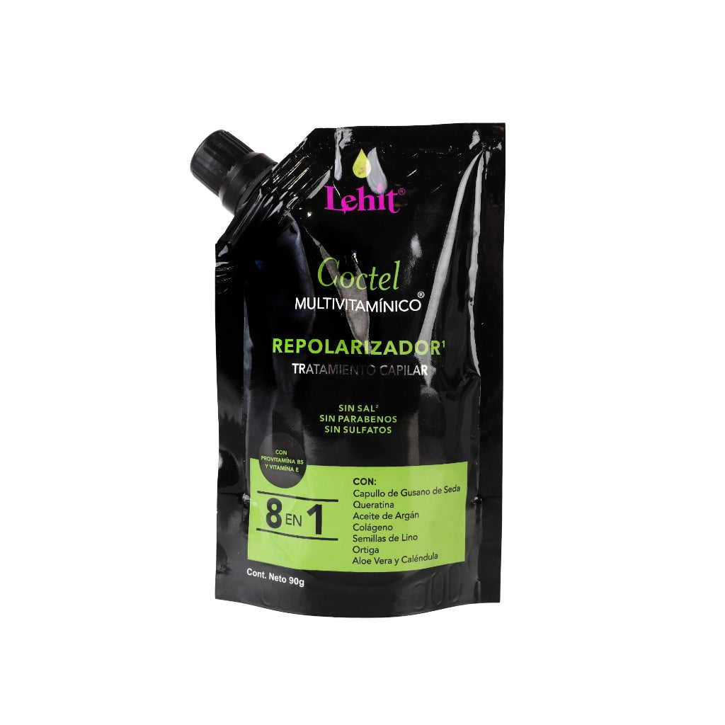 Tratamiento Cóctel Multivitamínico Repolarizador 8 en 1 Lehit 90 g