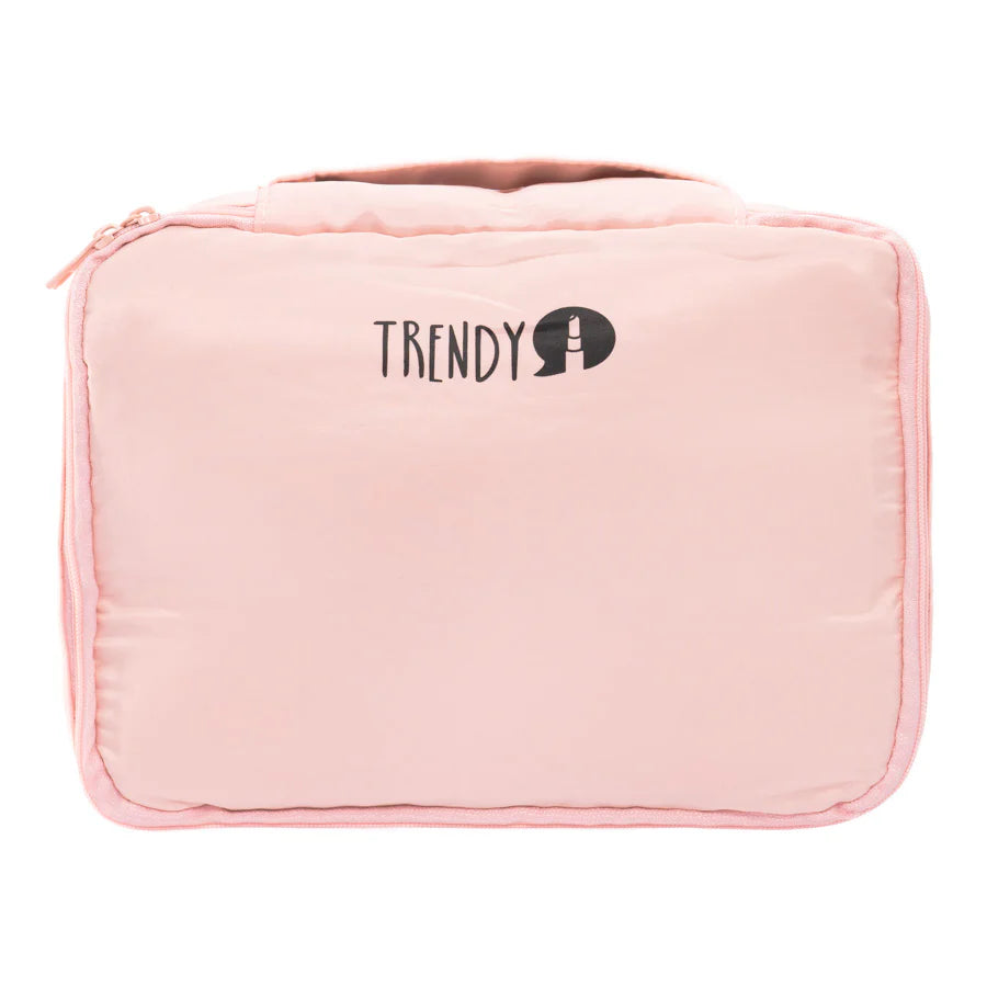 Cosmetiquera Viajera Rosada Organizador de Maquillaje Trendy OMT1667