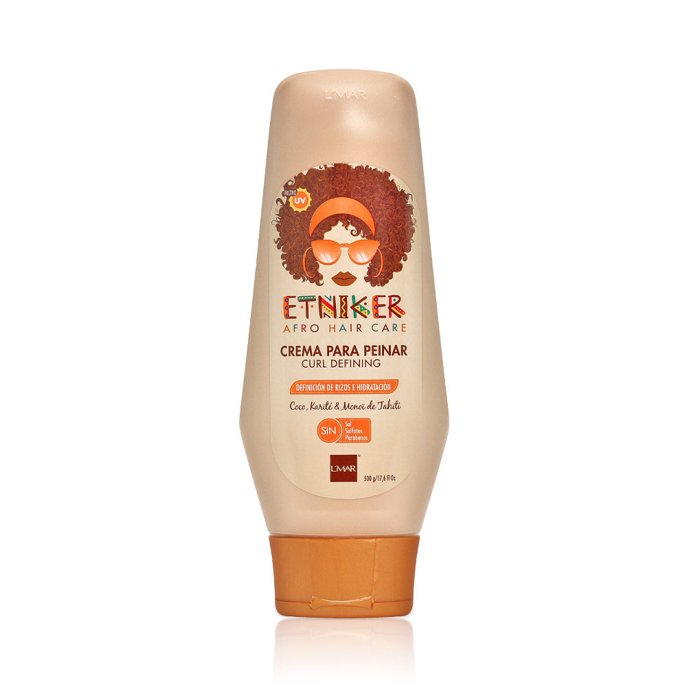Crema Para Peinar Rizos Y Afros Etniker 500 g Lmar