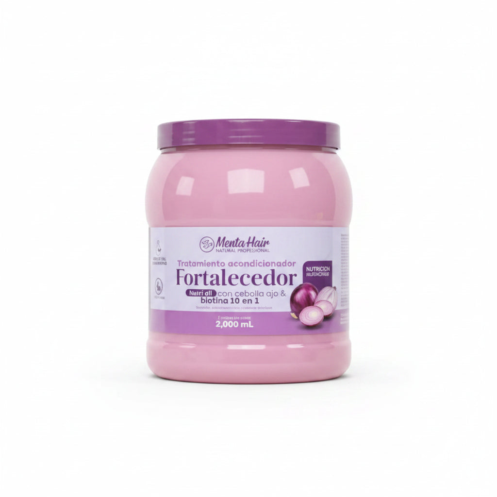 TRATAMIENTO ACONDICIONADOR FORTALECEDOR NUTRIOIL CON CEBOLLA, AJO Y BIOTINA 16 EN 1 *2.000ML