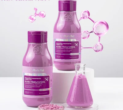 MASCARILLA TRATAMIENTO CAPILAR CON ÁCIDO HIALURÓNICO *550ML MENTA HAIR