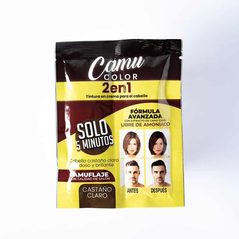 Tinte Camuflaje de Canas 5 Minutos Camu