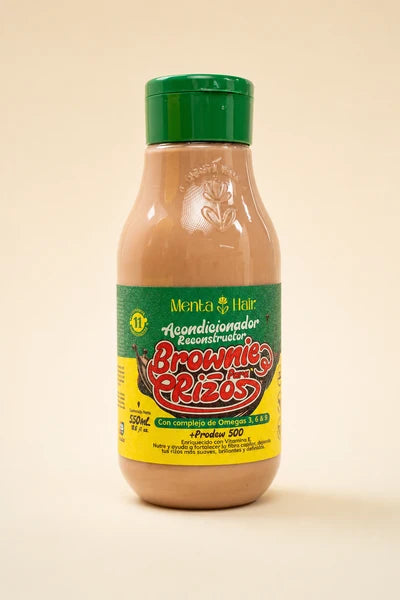 ACONDICIONADOR BROWNIE PARA RIZOS *550ML MENTA HAIR