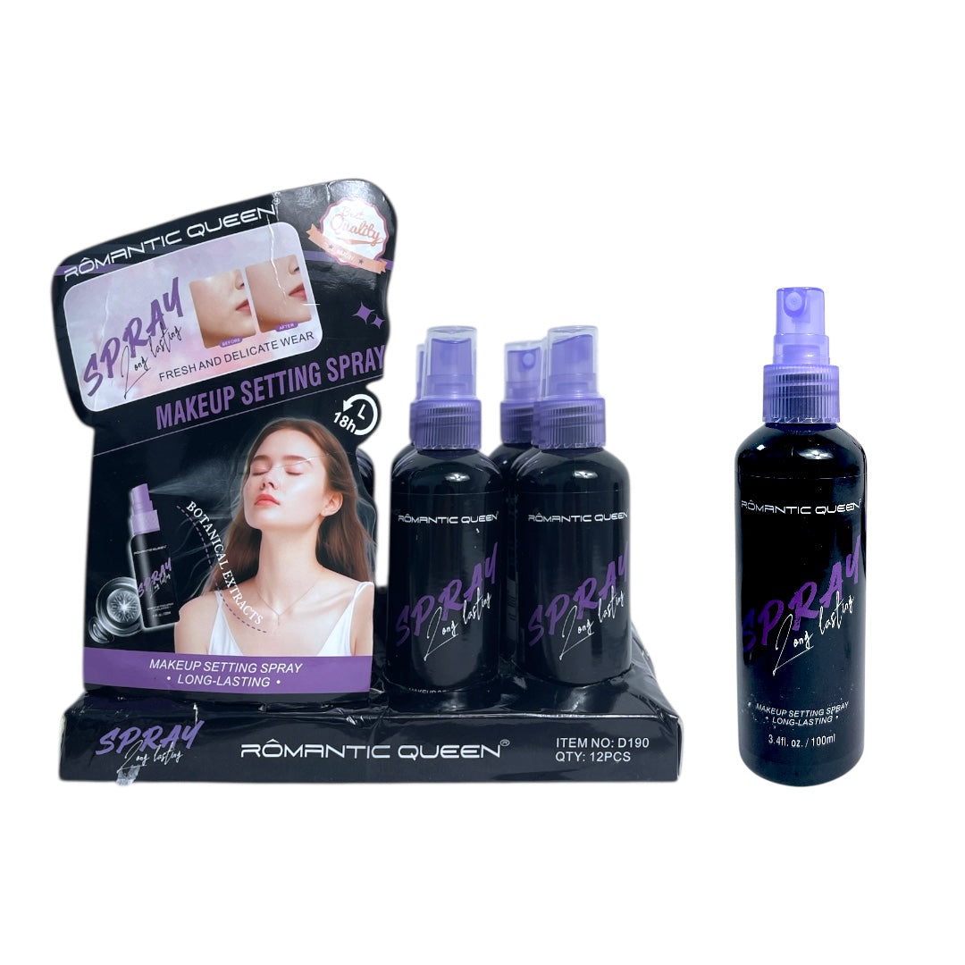 Fijador de Maquillaje Spray Long Lasting D190 100 ml Romantic Queen