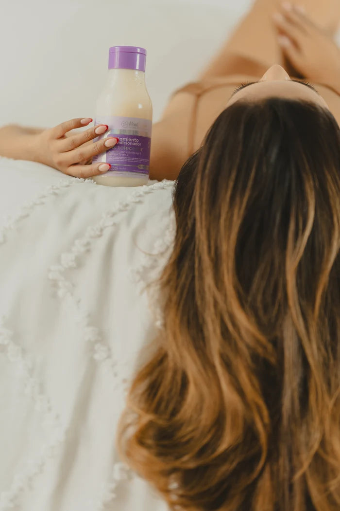 TRATAMIENTO ACONDICIONADOR FORTALECEDOR CON CEBOLLA Y AJO *550ML MENTA HAIR