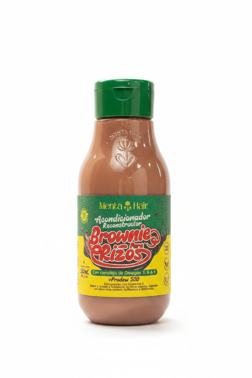 ACONDICIONADOR BROWNIE PARA RIZOS *550ML MENTA HAIR