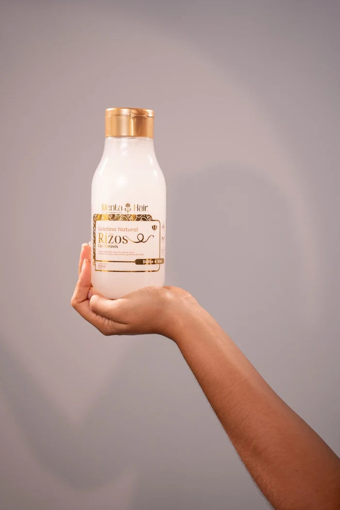 GELATINA NATURAL PARA RIZOS CON KERAVIS *550ML MENTA HAIR