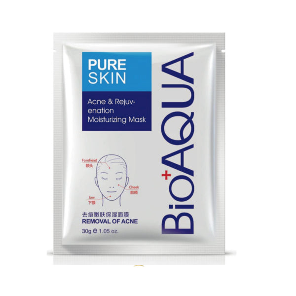 Mascarilla Facial en Velo Anti Acné Bioaqua