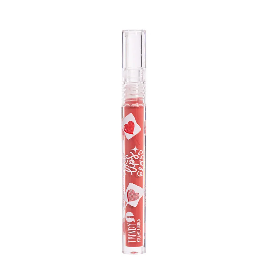 Brillo Red Lip Gloss Corazones 1.8 ml Trendy