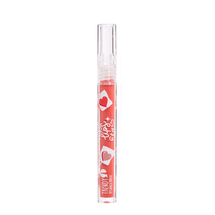 Brillo Red Lip Gloss Corazones 1.8 ml Trendy