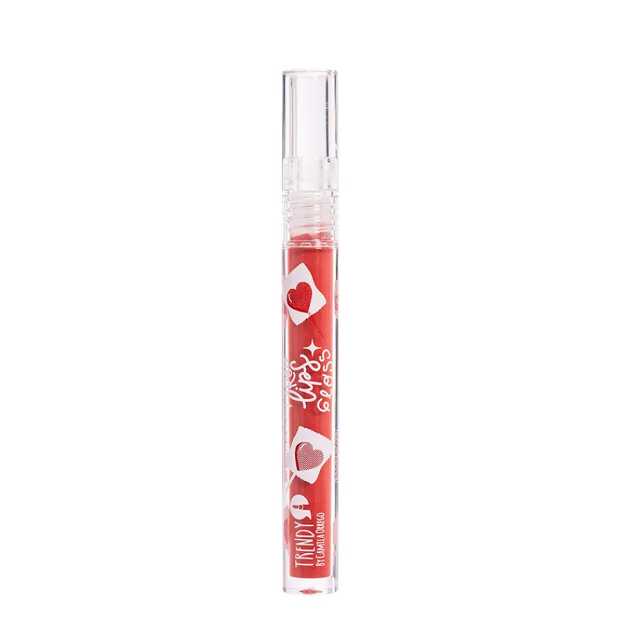 Brillo Red Lip Gloss Corazones 1.8 ml Trendy