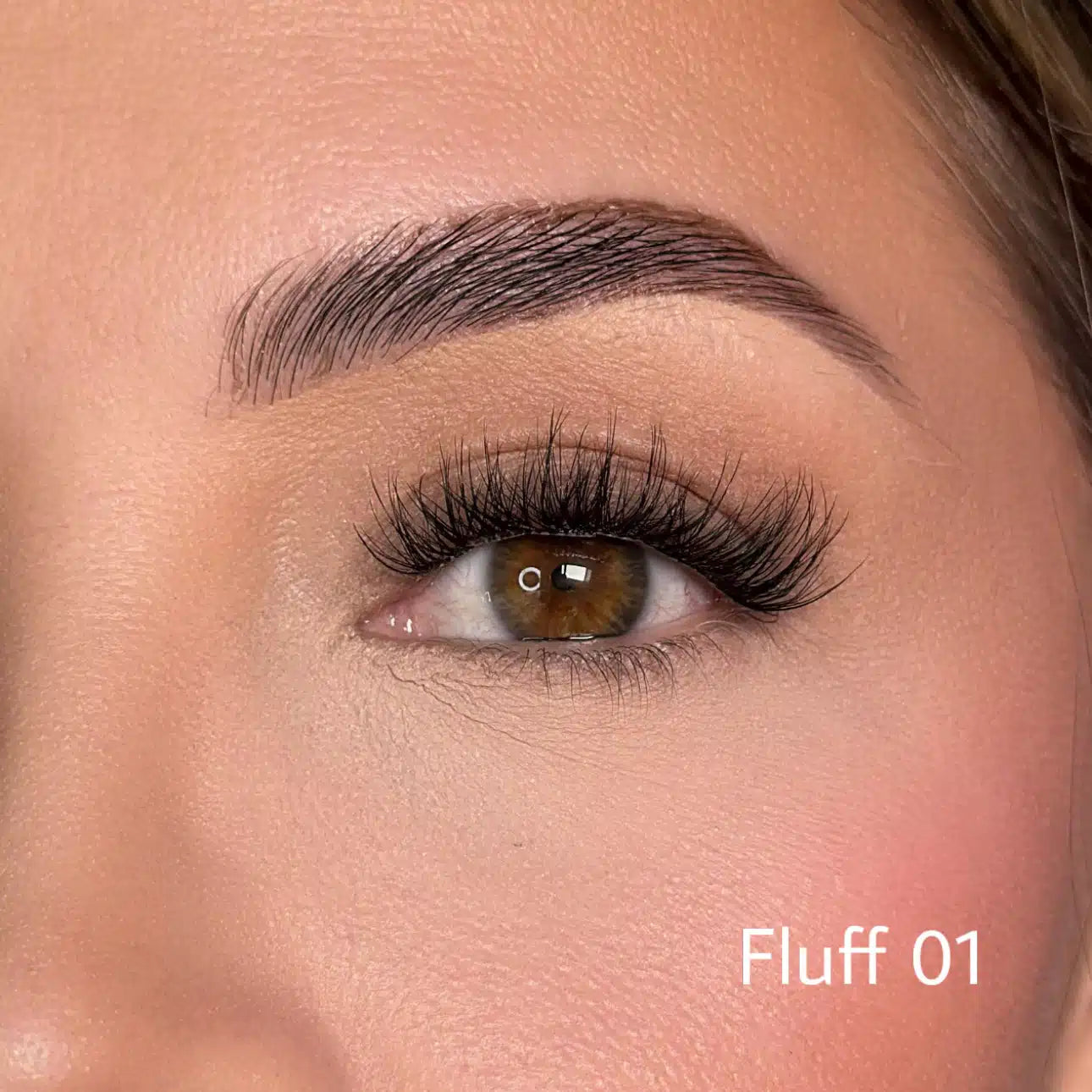 Pestañas Individuales Fluff 01 Mix 10 Líneas Bryka
