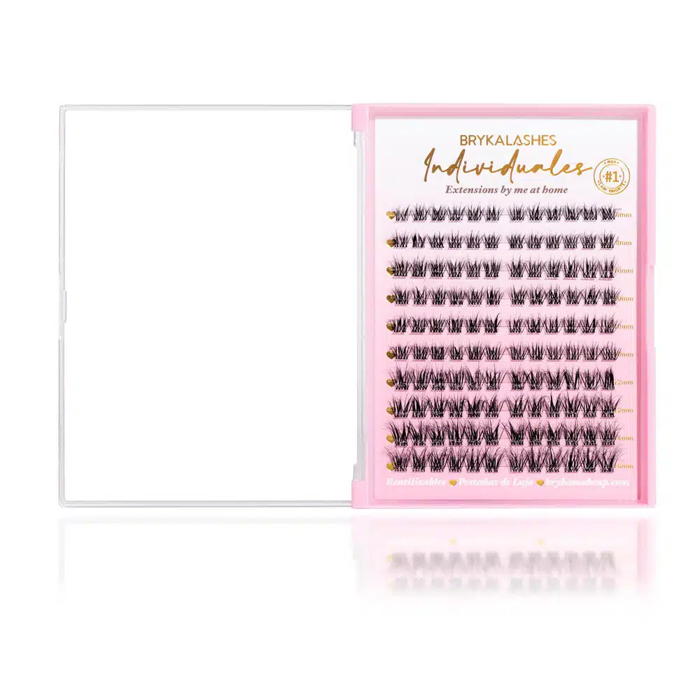 Pestañas Individuales Fluff 01 Mix 10 Líneas Bryka
