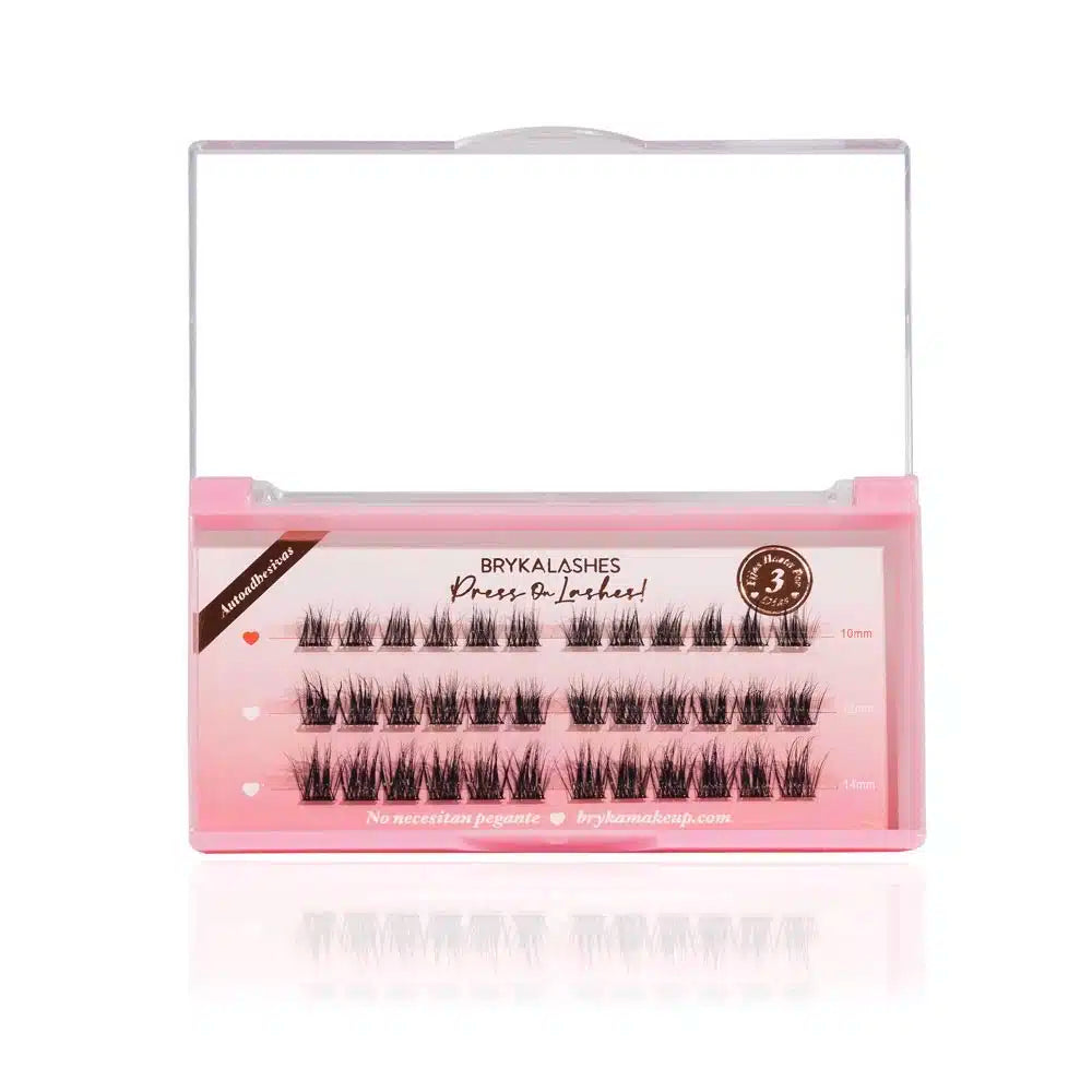 Pestañas Individuales Fluff 01 Mix 3 Líneas