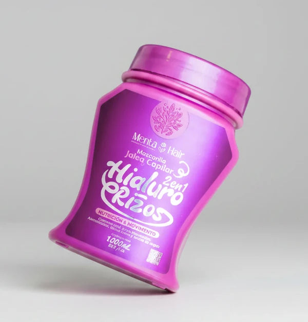 JALEA CAPILAR 2 EN 1 HIALURO RIZOS *1000ML MENTA HAIR