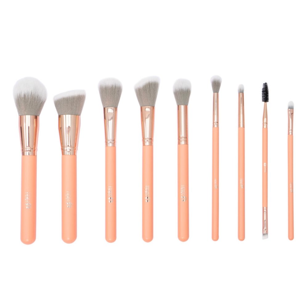 Kit de Brochas Coral 9 Brochas Trendy KC8