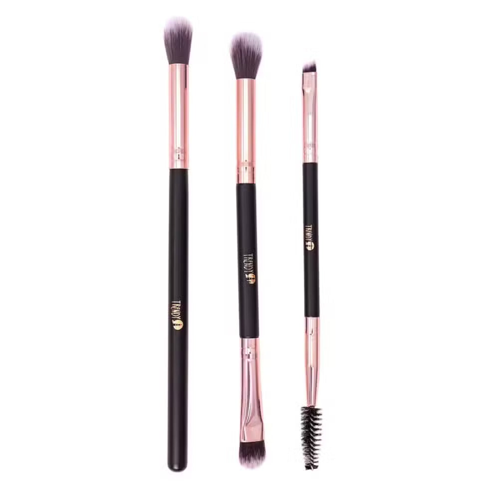 Kit de brochas para ojos x3 Trendy BT06