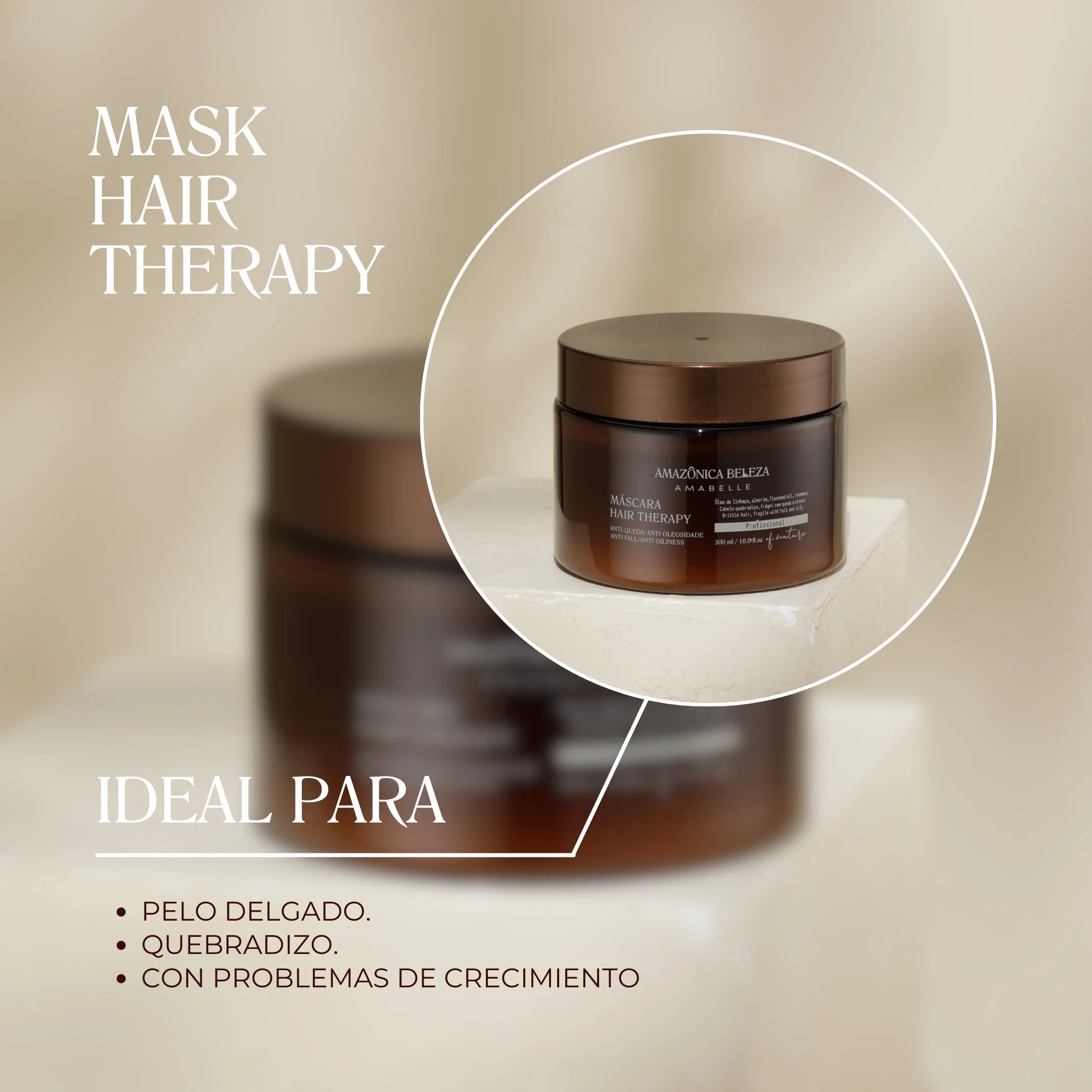 MASCARILLA HAIR THERAPY *300ML AMAZONICA BELEZA