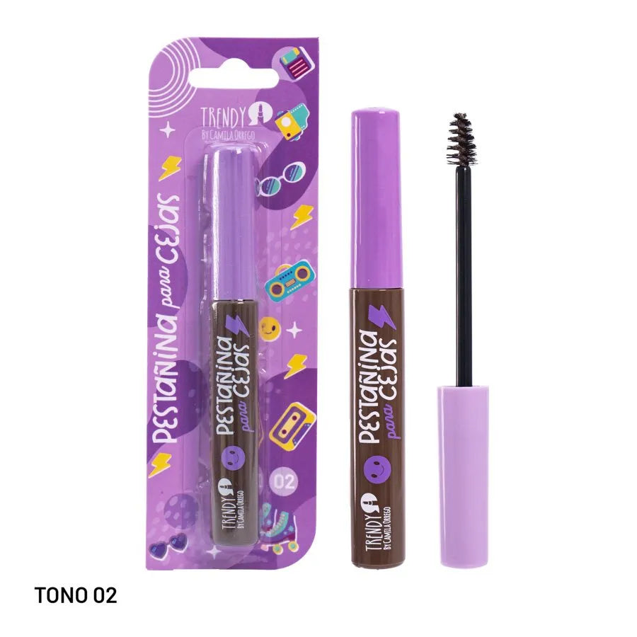 Pestañina para Cejas con Color 5,5 g Trendy PCT1858