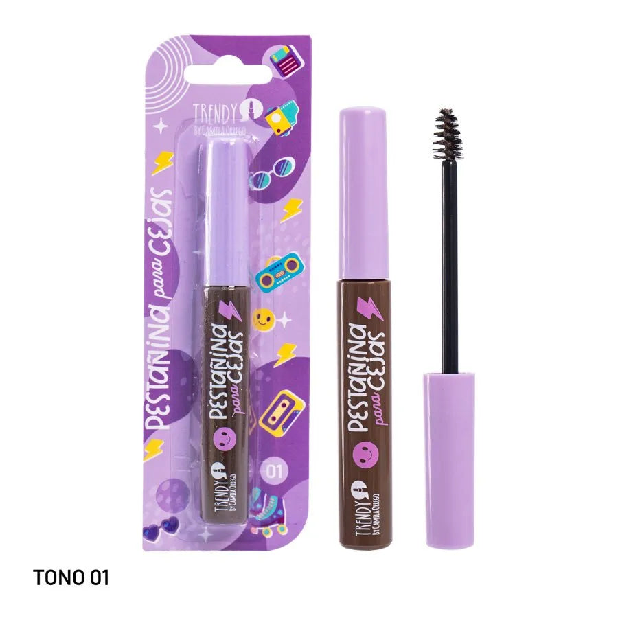 Pestañina para Cejas con Color 5,5 g Trendy PCT1858
