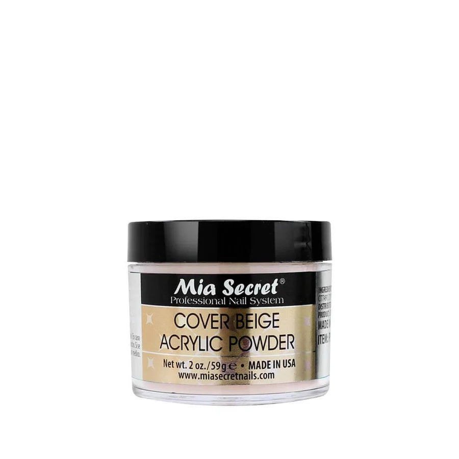 Polvo Acrílico Cover Beige PL-420CB Mia Secret