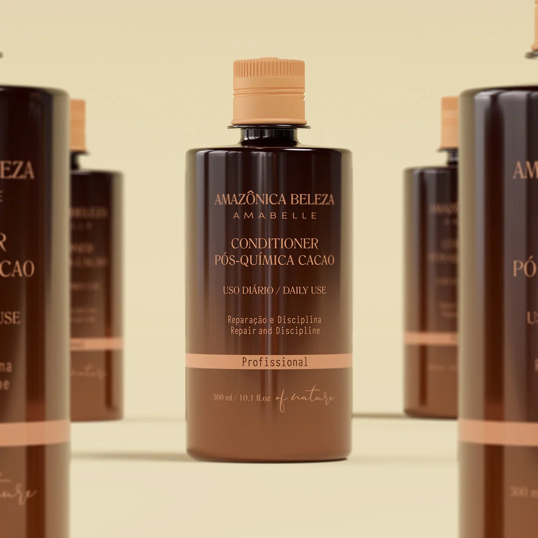 ACONDICIONADOR POST QUIMICA CACAO *300ML AMAZONICA BELEZA