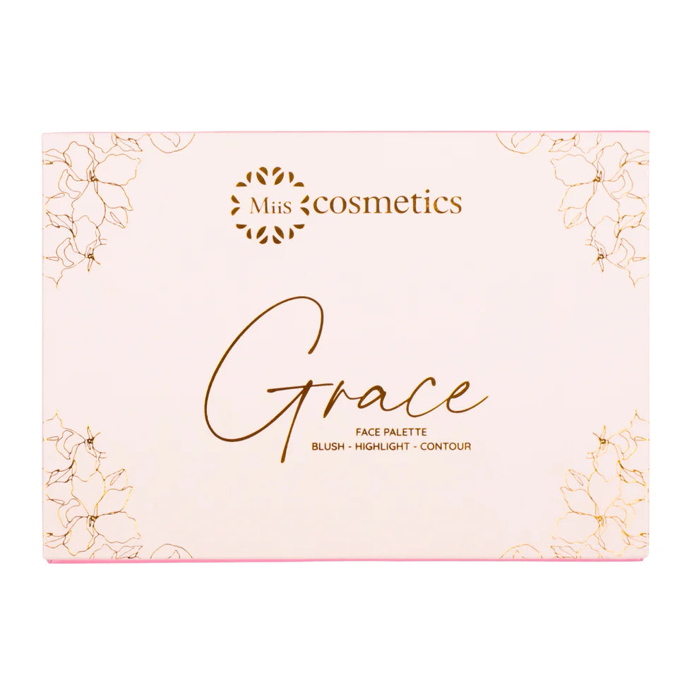 Paleta de Rostro Colección Grace PRG01 Miis Cosmetics