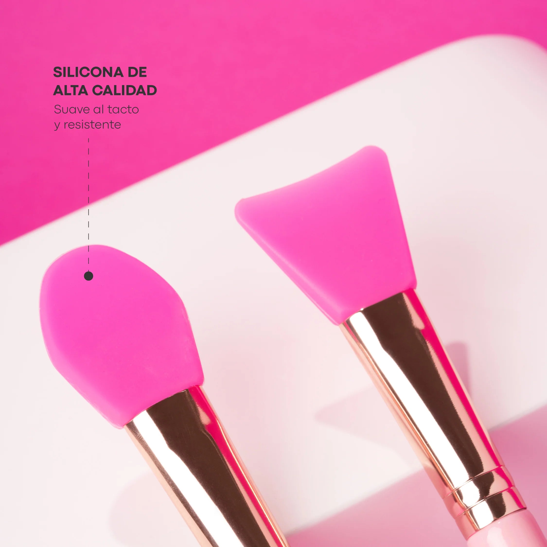 Set de pinceles faciales de goma para uñas Lula