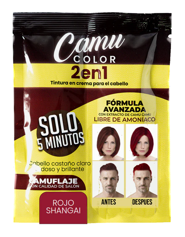 Tinte Camuflaje de Canas 5 Minutos Camu
