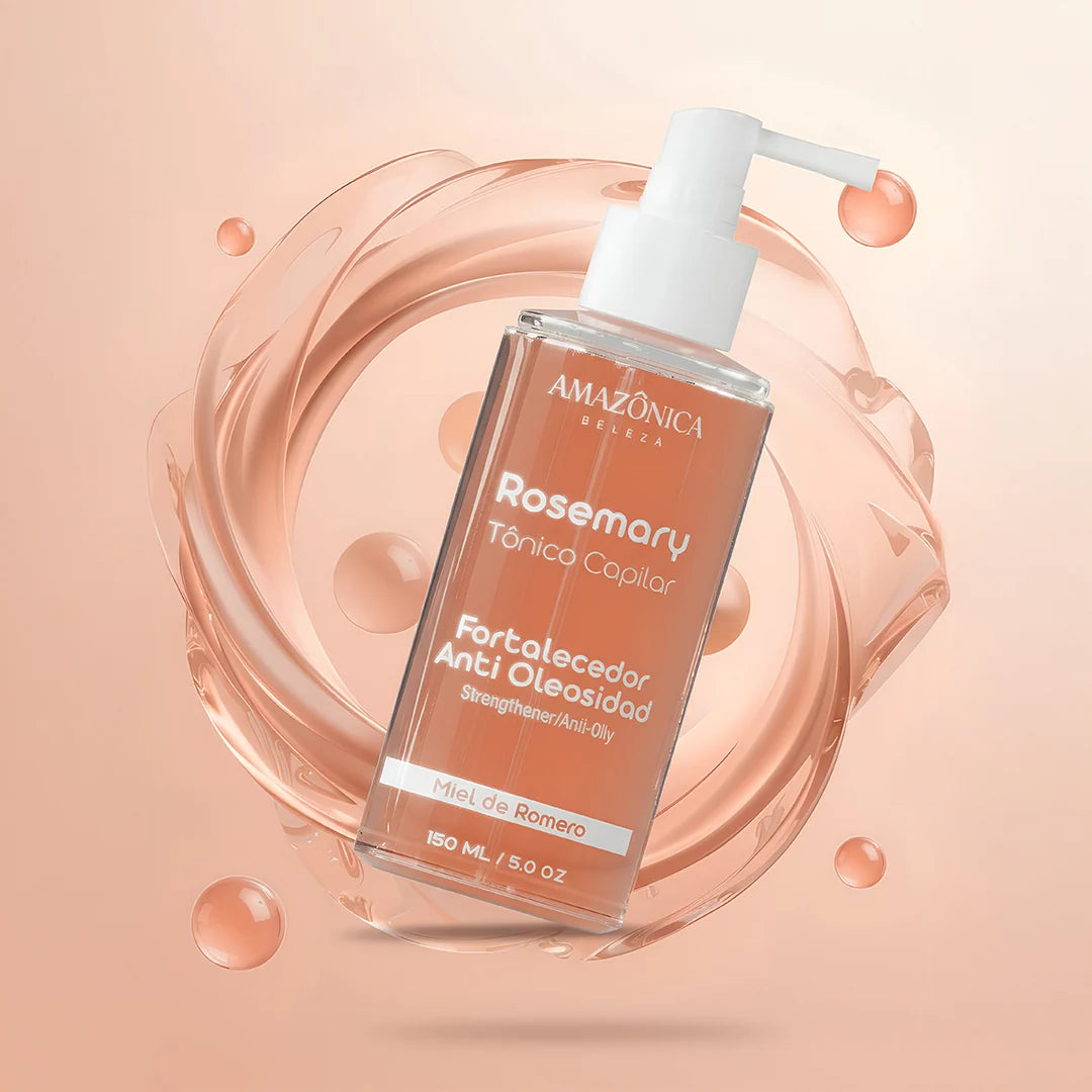 TÓNICO ANTICAÍDA CON MIEL DE ROMERO ROSEMARY *150ML AMAZONICA BELEZA